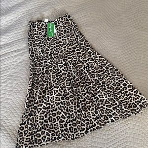 Nwt h & m size 2 leopard print maxi skirt